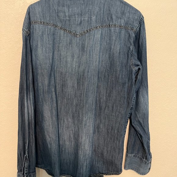 Blue Pearl Snap -- Wrangler Retro - Picture 3 of 3